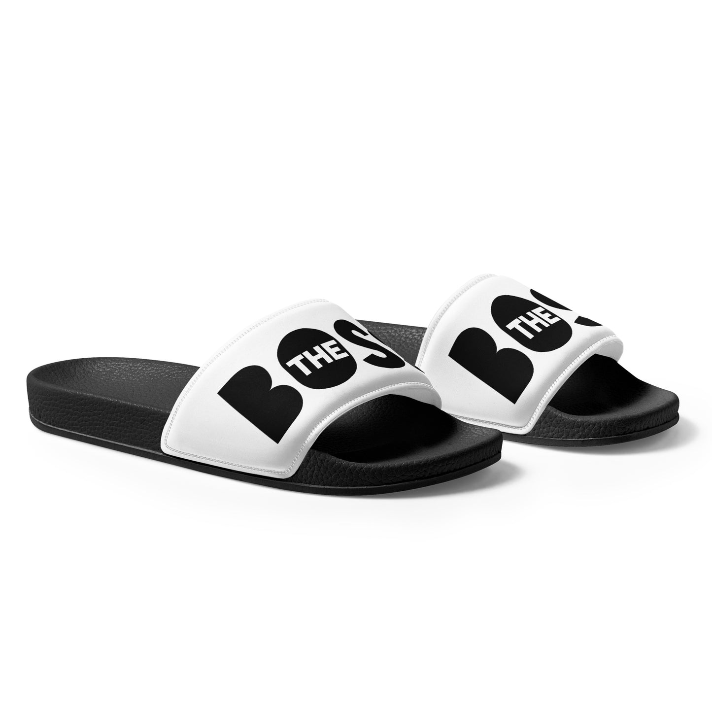 The Boss Men’s slides | Black and White