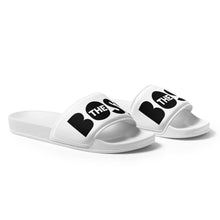 Load image into Gallery viewer, The Boss Men’s slides | Black and White