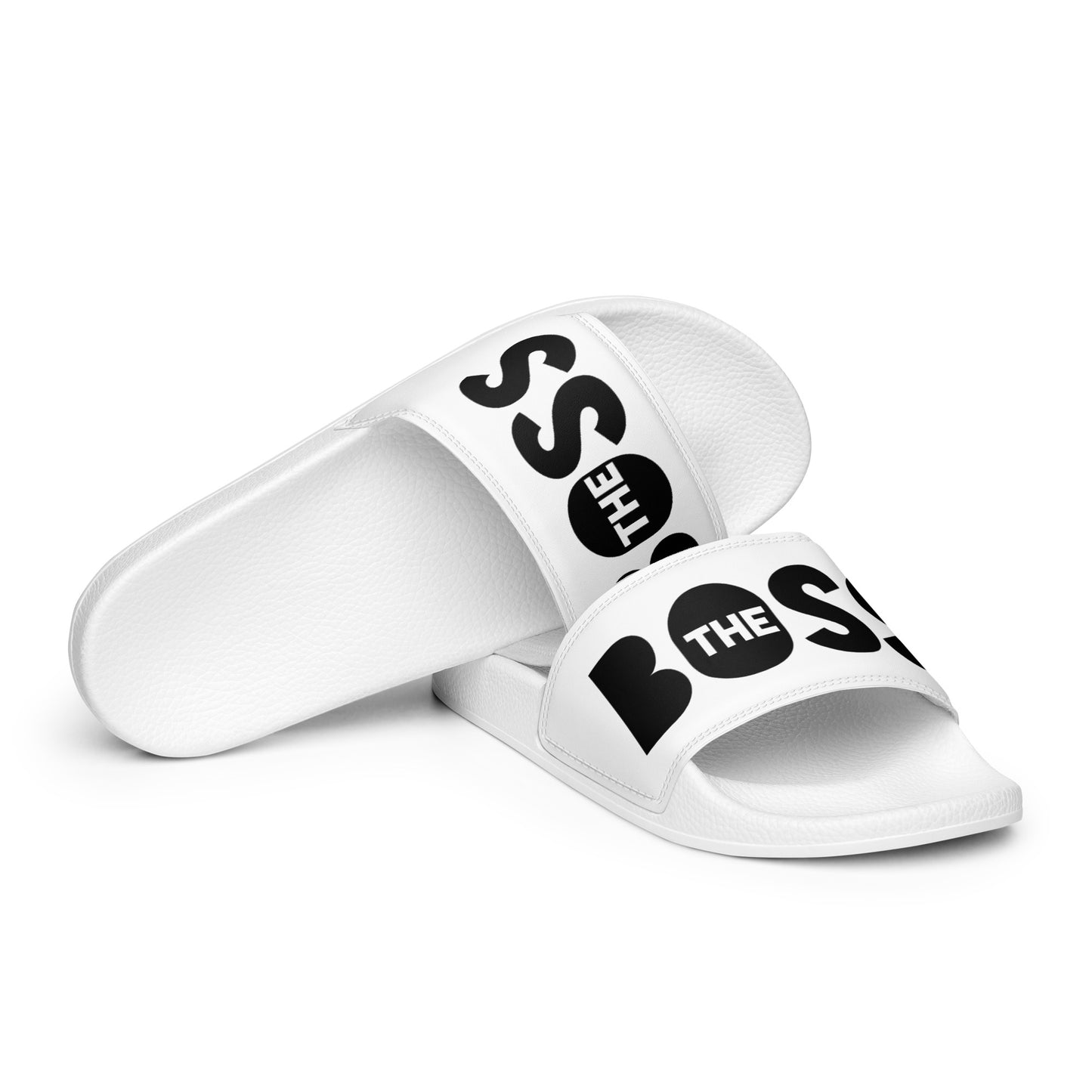 The Boss Women's slides | Black and White