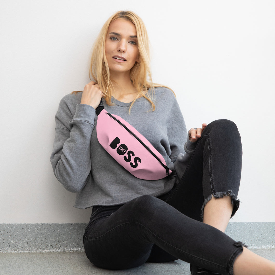 The Boss Fanny Pack | Pink and Black