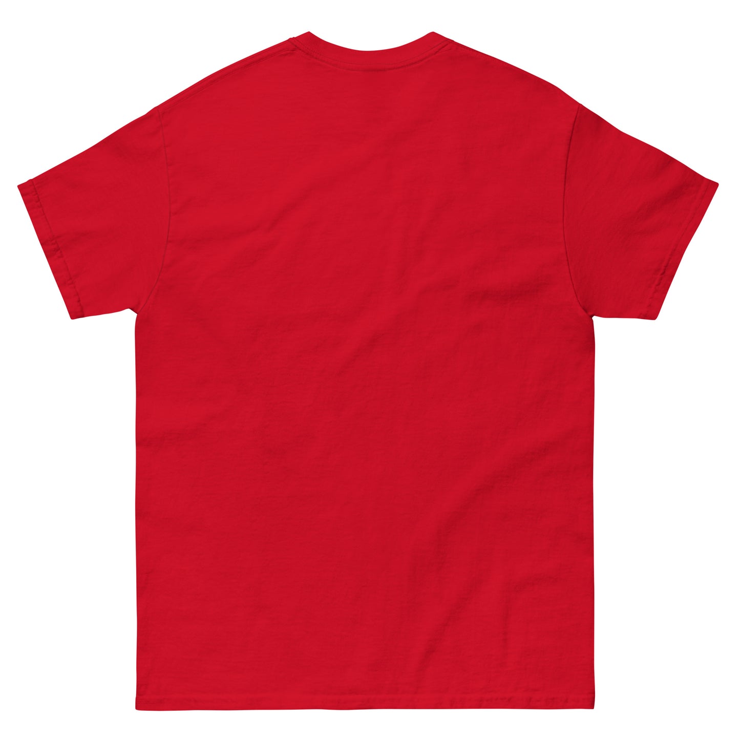 Men's Classic T Shirt | Red and White