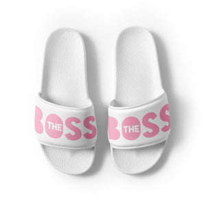 The Boss Women's slides | White and Pink