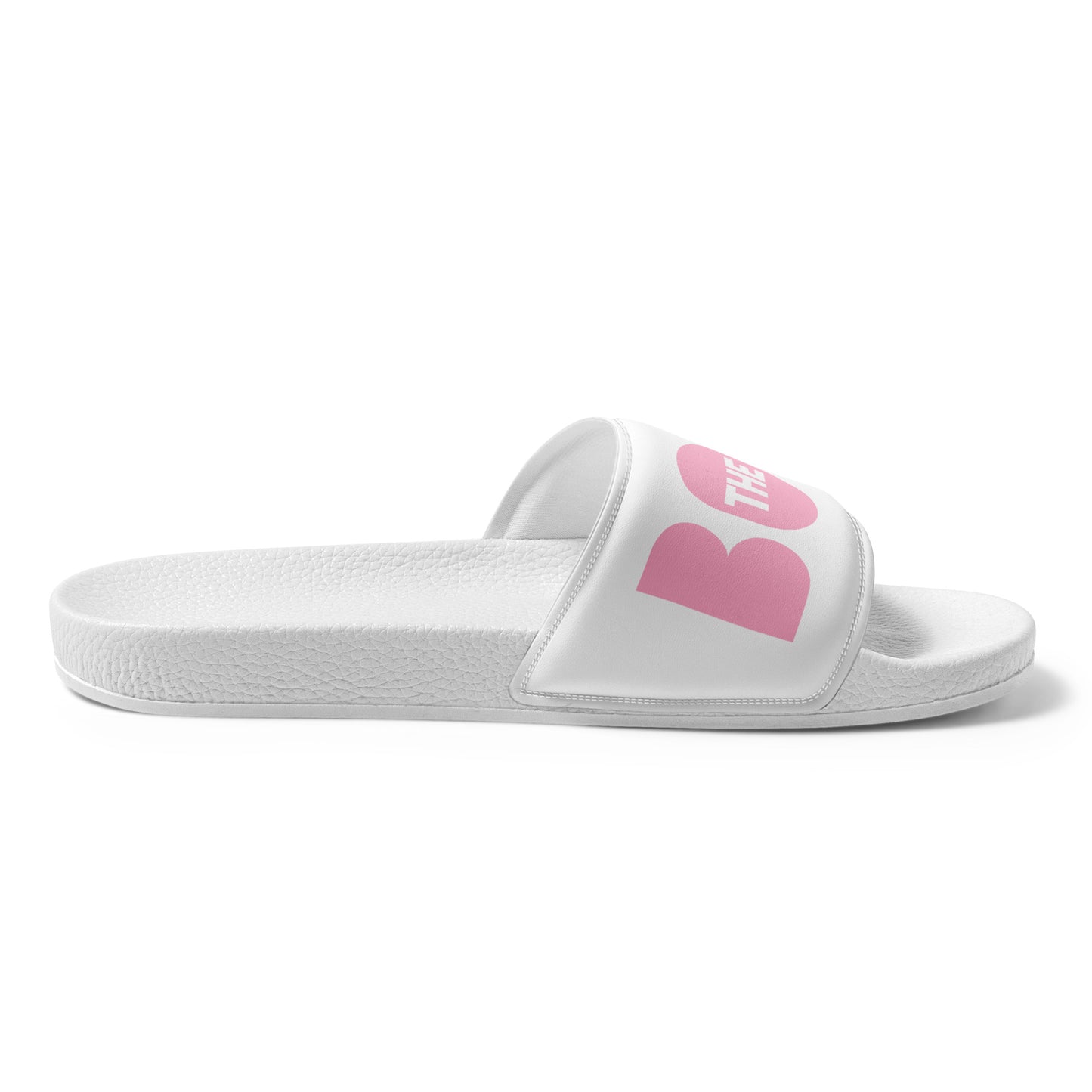 Women's slides | White and Pink