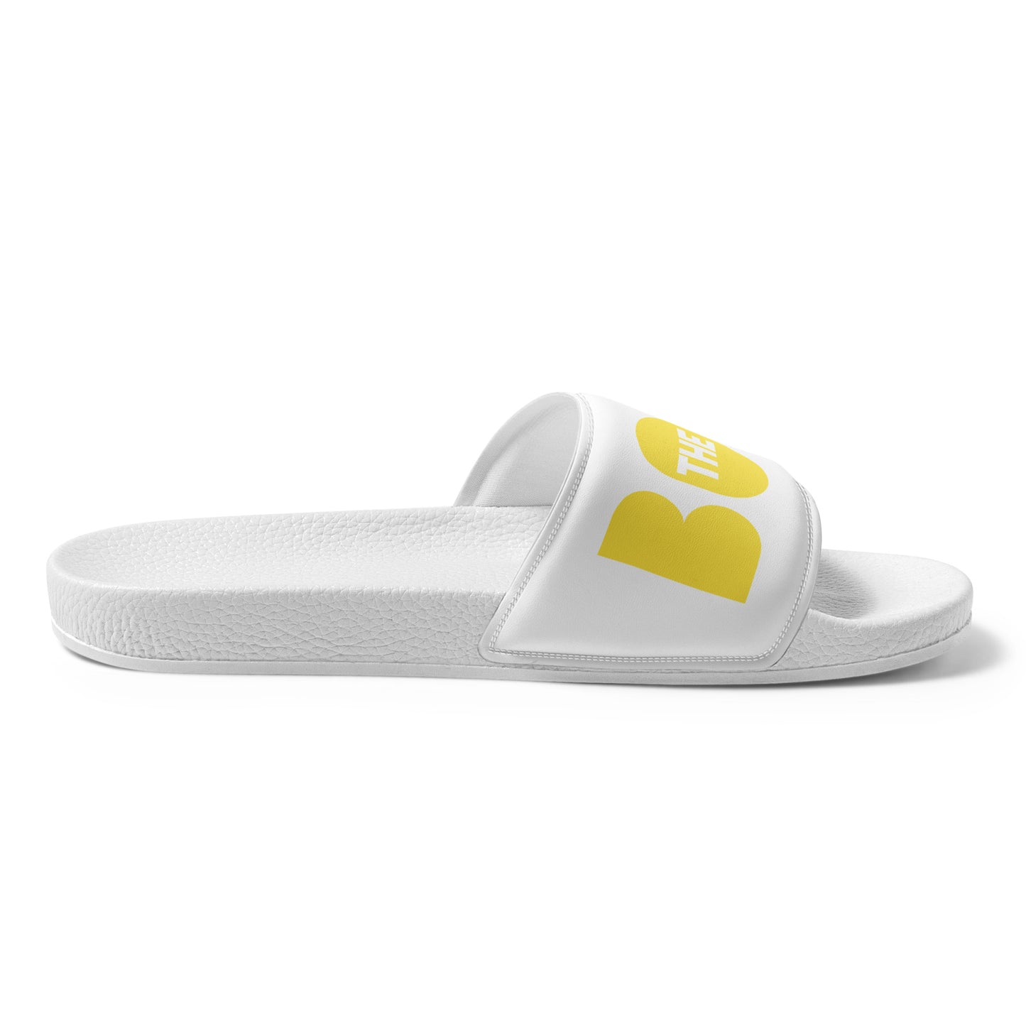The Boss Women's slides | White and Yellow