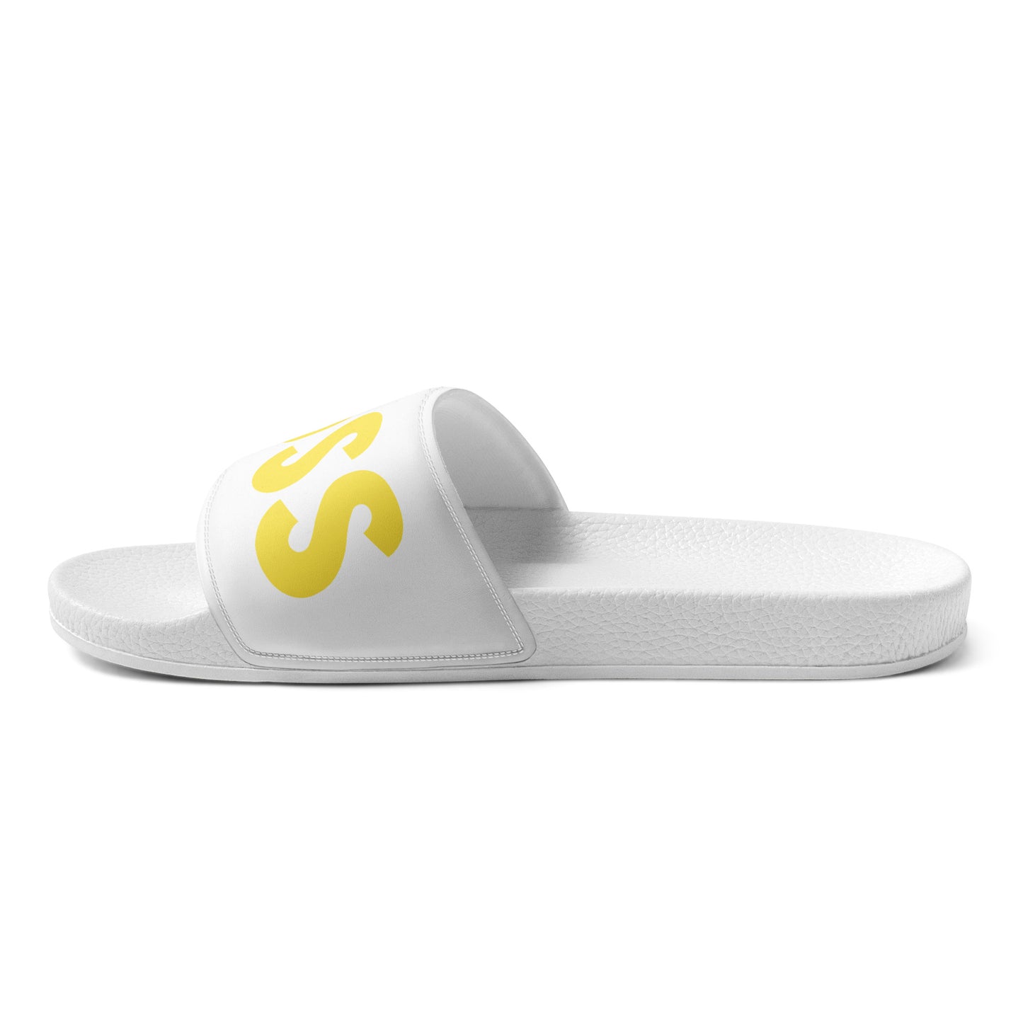 The Boss Women's slides | White and Yellow
