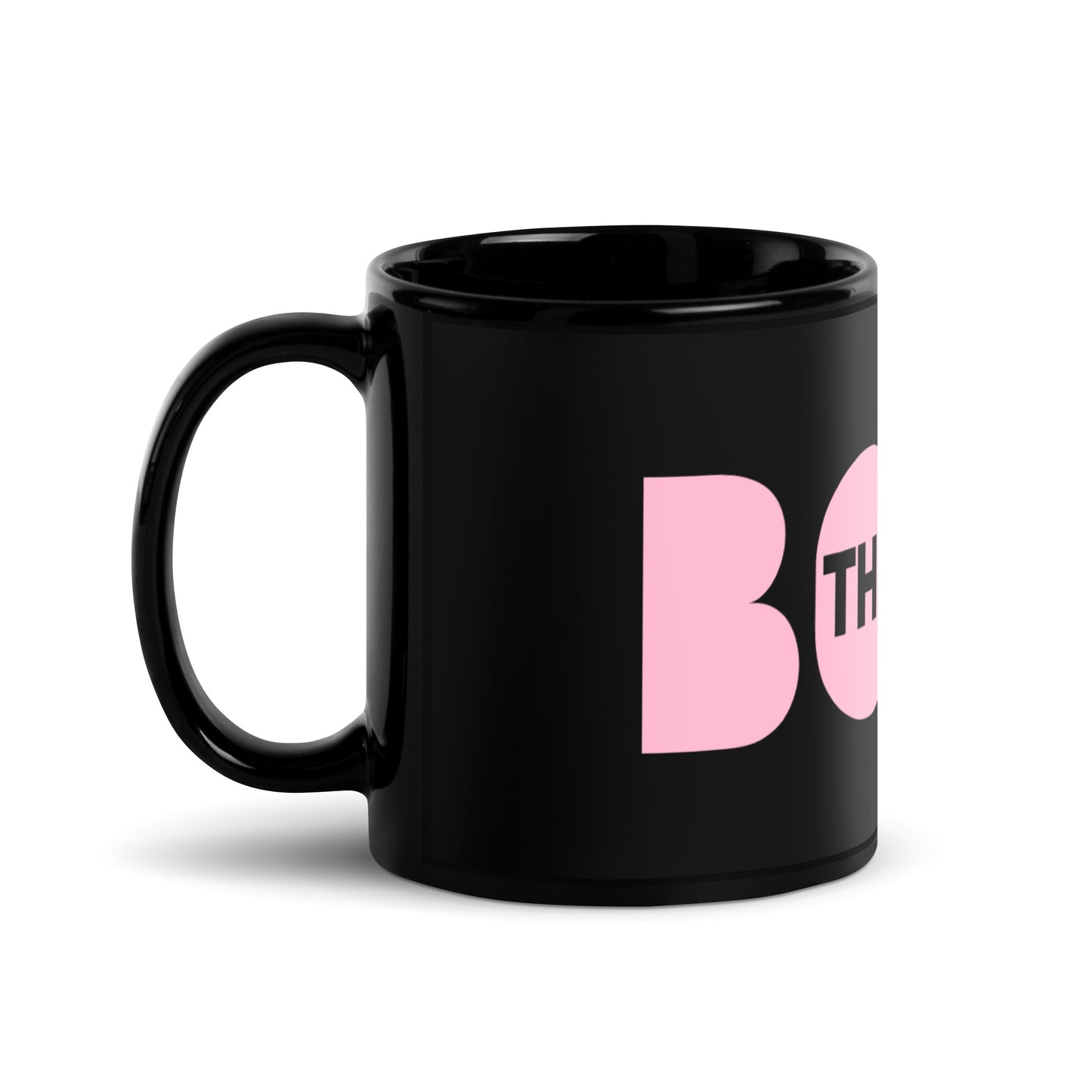 The Boss Mug | Black and Pink
