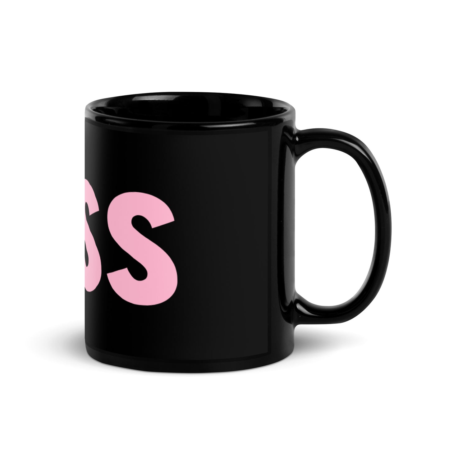 The Boss Mug | Black and Pink