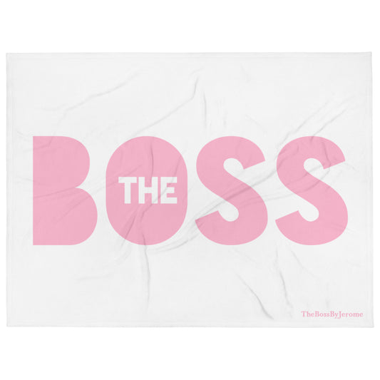 The Boss Throw Blanket