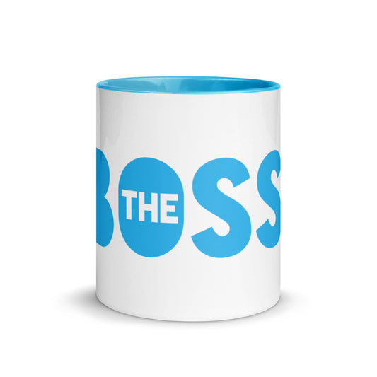 The Boss Mug | Blue and White